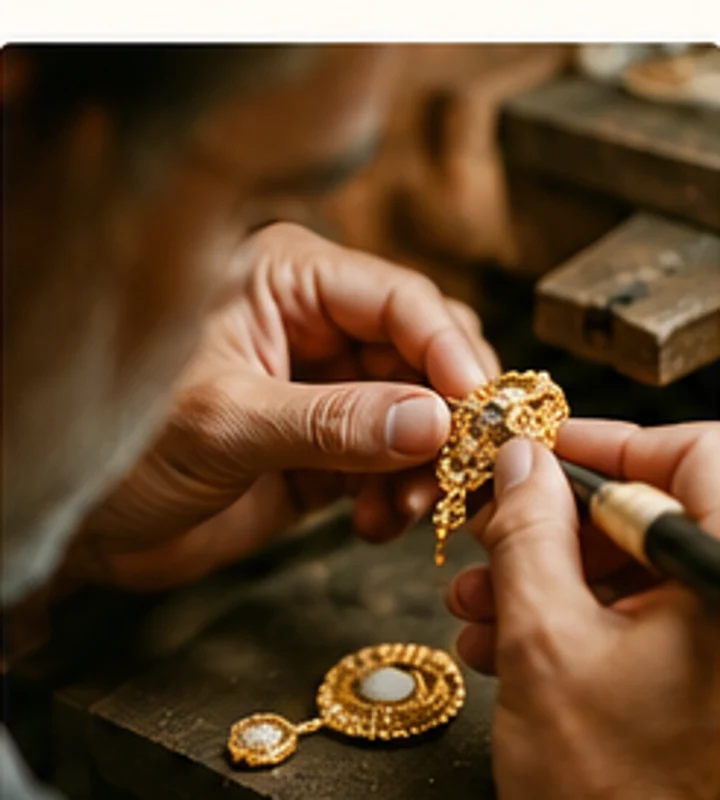Craftsmanship and traditional gold jewellery making